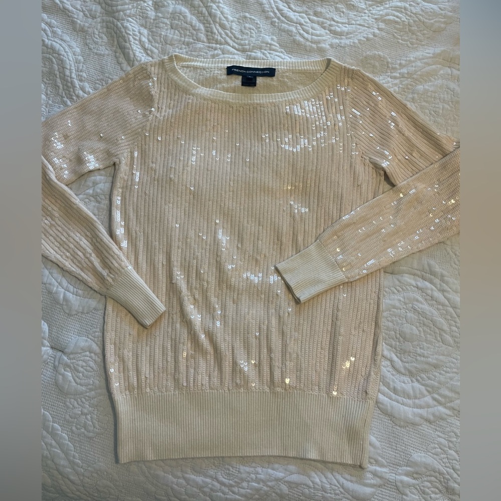 French Connection Sequin Sweater